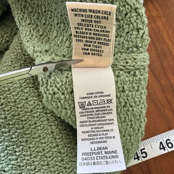 L.L. Bean Basketweave Boatneck Sweater - Picture 8 of 10